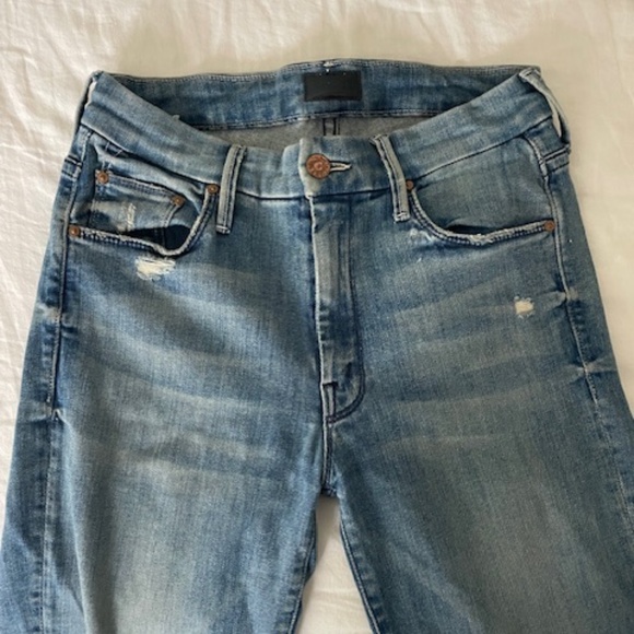 MOTHER Jeans The Looker Ankle Step Fray - Picture 4 of 7